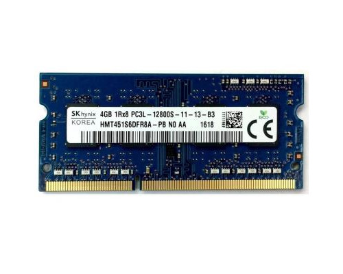 Модуль памяти для ноутбука SoDIMM DDR3L 4GB 1600 MHz Hynix (HMT451S6DFR8A-PB)