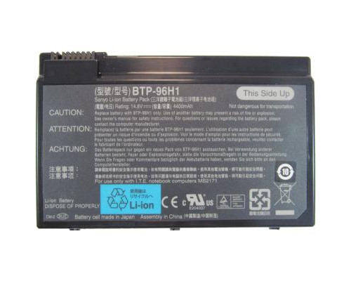 Аккумулятор для ноутбука Acer Acer BTP-63D1 4400mAh 8cell 14.8V Li-ion (A41891)