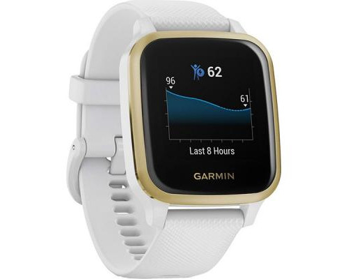 Смарт-часы Garmin Venu Sq, White/Light Gold (010-02427-11)