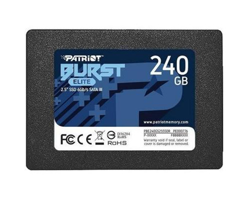 Накопитель SSD 2.5" 240GB Burst Elite Patriot (PBE240GS25SSDR)