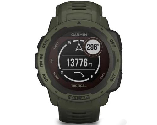 Смарт-часы Garmin Instinct Solar, Tactical Edition, Moss (010-02293-04)
