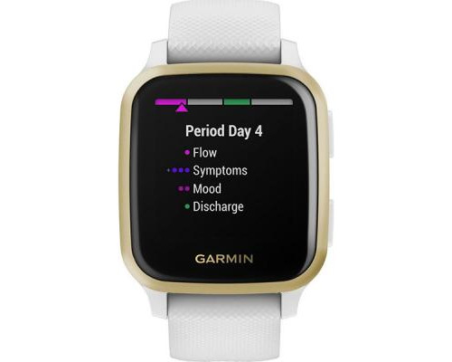 Смарт-часы Garmin Venu Sq, White/Light Gold (010-02427-11)