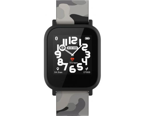 Смарт-часы CANYON CNE-KW33BB Kids smartwatch Black camouflage (CNE-KW33BB)