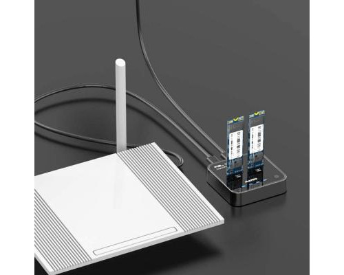 Док-станция Maiwo 2*NVMe M.2 SSD Key M/B+M USB 3.1 Gen2 Type-C (K3016P)