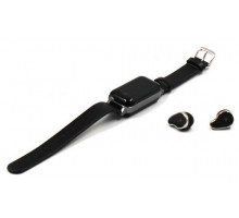 Фитнес-браслет с беспроводными наушниками Smart TWS T89 6939, черный