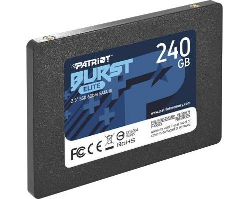 Накопитель SSD 2.5" 240GB Burst Elite Patriot (PBE240GS25SSDR)