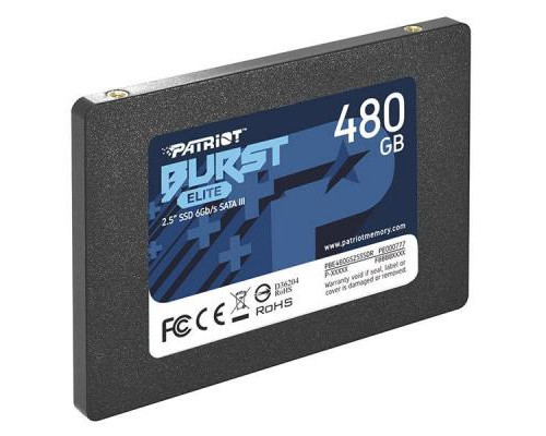 Накопитель SSD 2.5" 480GB Burst Elite Patriot (PBE480GS25SSDR)