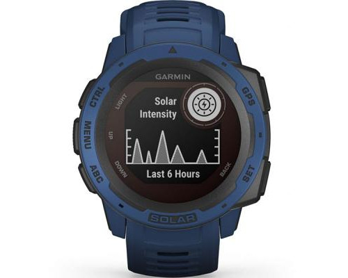 Смарт-часы Garmin Instinct Solar, Tidal Blue (010-02293-01)