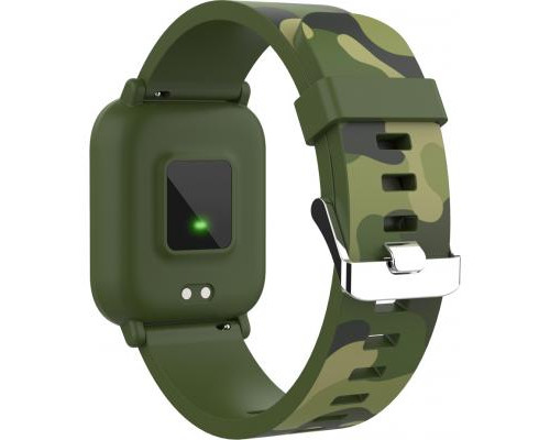 Смарт-часы CANYON CNE-KW33GB Kids smartwatch Green camouflage (CNE-KW33GB)