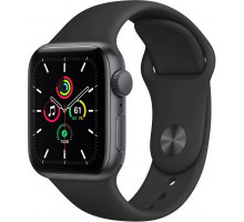 Смарт-часы Apple Watch SE GPS, 40mm Space Gray Aluminium Case with Black Spor (MYDP2UL/A)