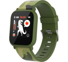 Смарт-часы CANYON CNE-KW33GB Kids smartwatch Green camouflage (CNE-KW33GB)