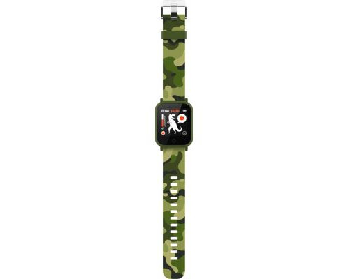 Смарт-часы CANYON CNE-KW33GB Kids smartwatch Green camouflage (CNE-KW33GB)