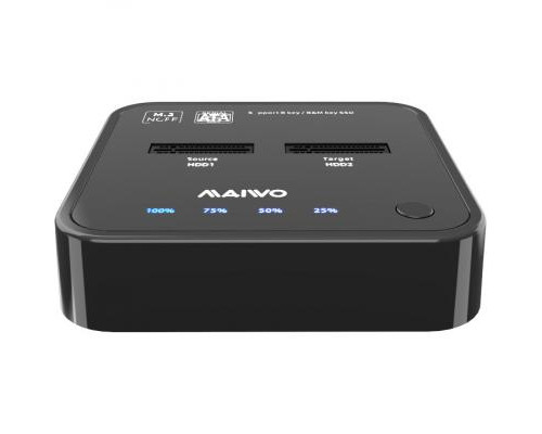 Док-станция Maiwo 2*SATA M.2 SSD Key B/B+M USB 3.1 Gen1 Type-C (K3016SG1)