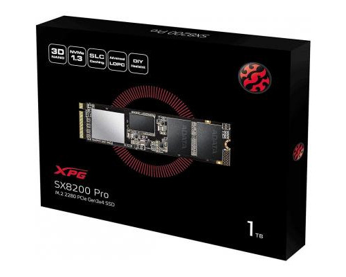 Накопитель SSD M.2 2280 1TB ADATA (ASX8200PNP-1TT-C)