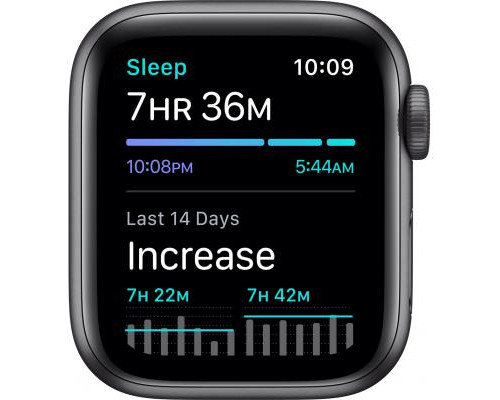 Смарт-часы Apple Watch SE GPS, 40mm Space Gray Aluminium Case with Black Spor (MYDP2UL/A)