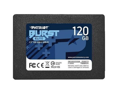 Накопитель SSD 2.5" 120GB Burst Elite Patriot (PBE120GS25SSDR)