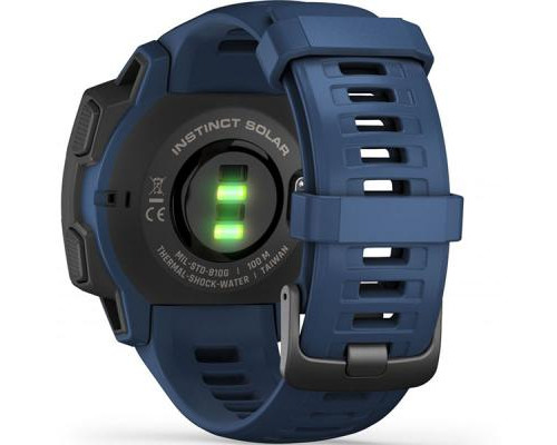 Смарт-часы Garmin Instinct Solar, Tidal Blue (010-02293-01)