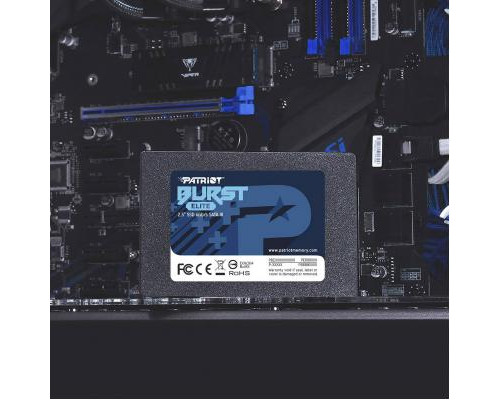 Накопитель SSD 2.5" 480GB Burst Elite Patriot (PBE480GS25SSDR)