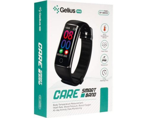 Фитнес браслет Gelius ProGP-SB002(SMARTBAND)(IP68)Black