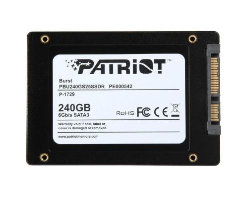 Накопитель SSD 2.5" 240GB Patriot (PBU240GS25SSDR)