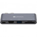 Порт-репликатор CANYON Docking Station with 5 port, Thunderbolt 3, Input 100-240V, (CNS-TDS05DG)