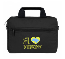Сумка для ноутбука Porto 12'' PN12 LoveUkraine Black (PN12BK_LoveUkr)