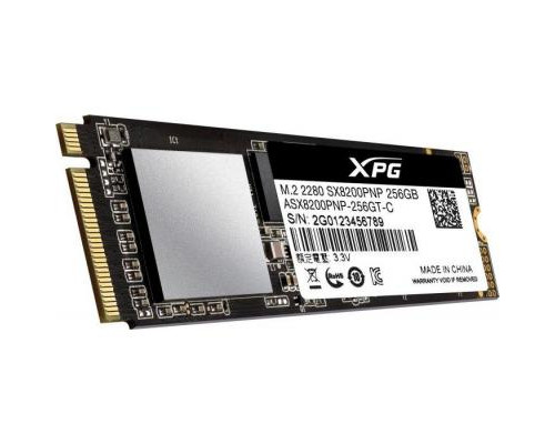Накопитель SSD M.2 2280 256GB ADATA (ASX8200PNP-256GT-C)