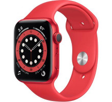 Смарт-часы Apple Watch Series 6 GPS, 44mm PRODUCT(RED) Aluminium Case with PR (M00M3UL/A)