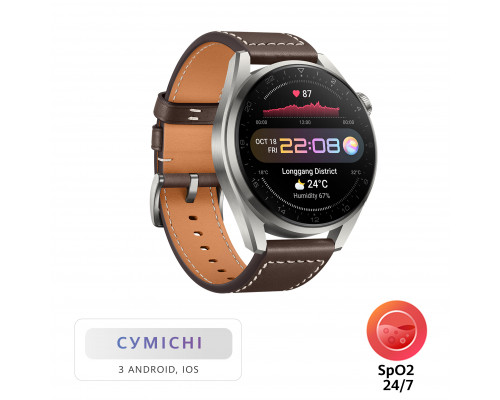 Смарт-часы Huawei Watch 3 Pro Classic Titanium (55026781)