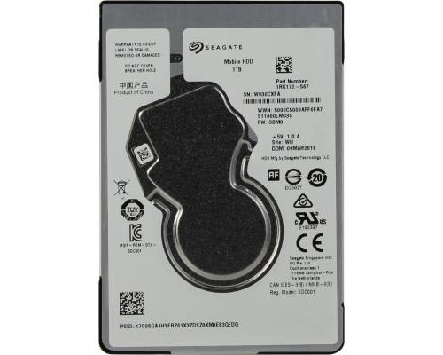 Жесткий диск для ноутбука 2.5" 1TB Seagate (# ST1000LM035-FR #)