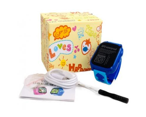 Смарт-часы EXTRADIGITAL M06 Blue Kids smart watch-phone, GPS (ESW2304)