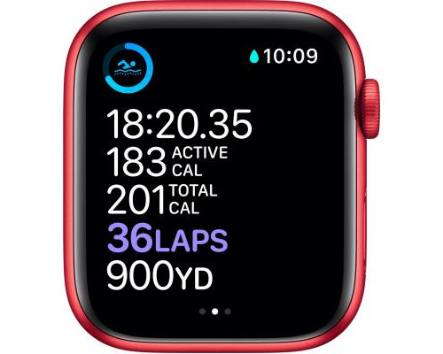 Смарт-часы Apple Watch Series 6 GPS, 44mm PRODUCT(RED) Aluminium Case with PR (M00M3UL/A)