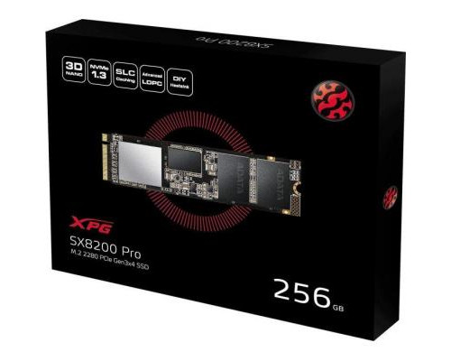 Накопитель SSD M.2 2280 256GB ADATA (ASX8200PNP-256GT-C)