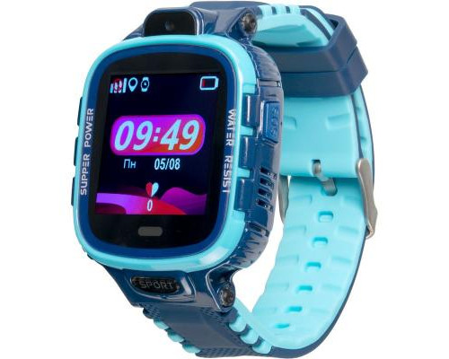 Смарт-часы Gelius Pro GP-PK001 (PRO KID) Blue Kids smart watch, GPS tracker (ProGP-PK001(PROKID)Blue)