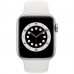 Смарт-часы Apple Watch Series 6 GPS, 44mm Silver Aluminium Case with White Sp (M00D3UL/A)