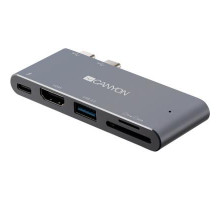 Порт-репликатор CANYON Docking Station with 5 port, Thunderbolt 3, Input 100-240V, (CNS-TDS05DG)