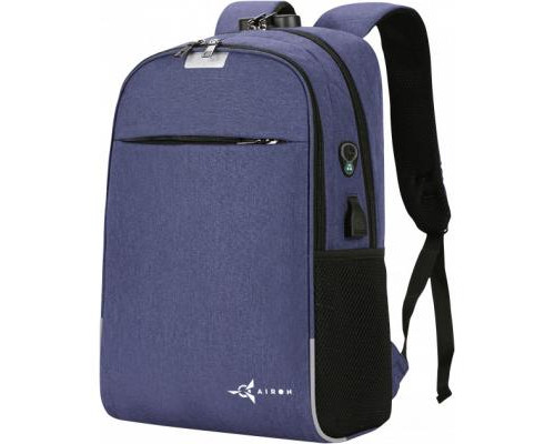 Рюкзак для ноутбука AirOn 14" Lock 18L Blue (4822356710650)