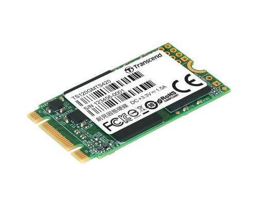 Накопитель SSD M.2 2242 120GB Transcend (TS120GMTS420S)
