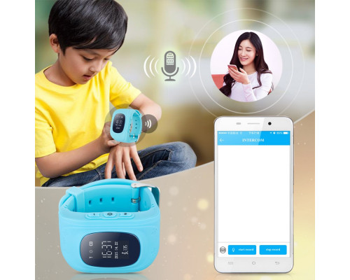 Детские умные часы Smart Watch GPS трекер Q50/G36 Light Blue