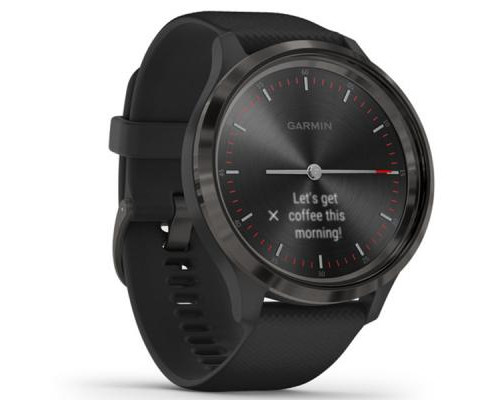 Смарт-часы Garmin vivomove 3, Slate, Black, Silicone (010-02239-21)