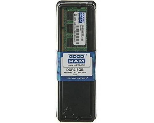 Модуль памяти для ноутбука SoDIMM DDR3L 8GB 1600 MHz Goodram (GR1600S3V64L11/8G)
