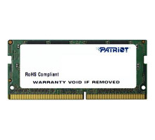 Модуль памяти для ноутбука DDR4 4GB 2400 MHz Patriot (PSD44G240082S)