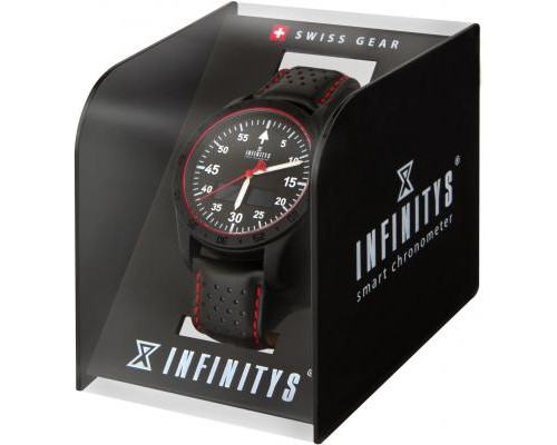 Смарт-часы ATRIX INFINITYS X20 45mm Swiss Sport Chrono Black-leather Смарт-ча (swwpaii2sscbl)