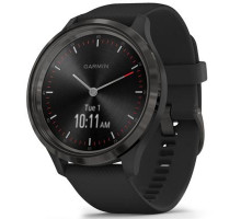 Смарт-часы Garmin vivomove 3, Slate, Black, Silicone (010-02239-21)