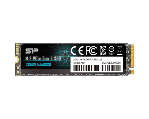 Накопитель SSD M.2 2280 256GB Silicon Power (SP256GBP34A60M28)