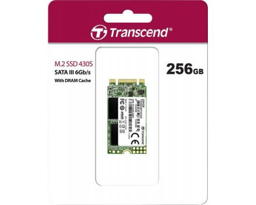 Накопитель SSD M.2 2242 256GB Transcend (TS256GMTS430S)