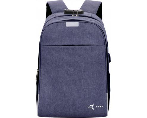 Рюкзак для ноутбука AirOn 14" Lock 18L Blue (4822356710650)
